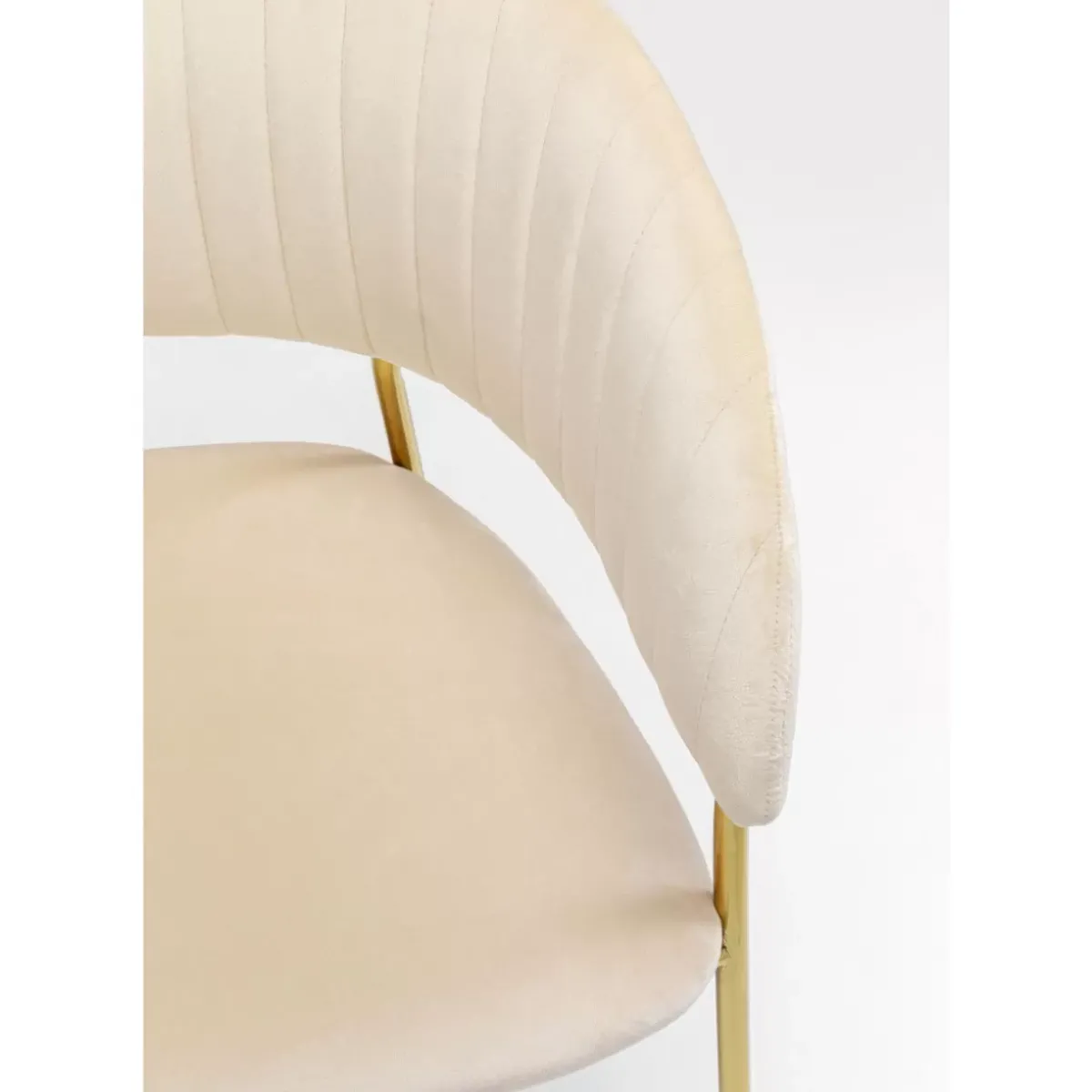 KARE Design Armlehnstuhl Belle Creme (2/Set)- Stühle