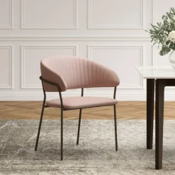 KARE Design Armlehnstuhl Belle Rosa (2/Set)- Stühle