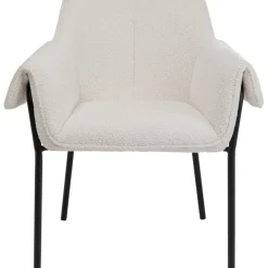 KARE Design Armlehnstuhl Bess Creme- Stühle