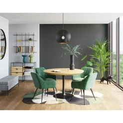 KARE Design Armlehnstuhl Bretagne Grun- Stühle