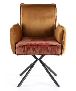 KARE Design Armlehnstuhl Chelsea Braun- Stühle