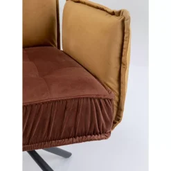 KARE Design Armlehnstuhl Chelsea Braun- Stühle