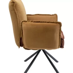 KARE Design Armlehnstuhl Chelsea Braun- Stühle