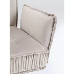 KARE Design Armlehnstuhl Chelsea Grau- Stühle