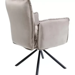 KARE Design Armlehnstuhl Chelsea Grau- Stühle