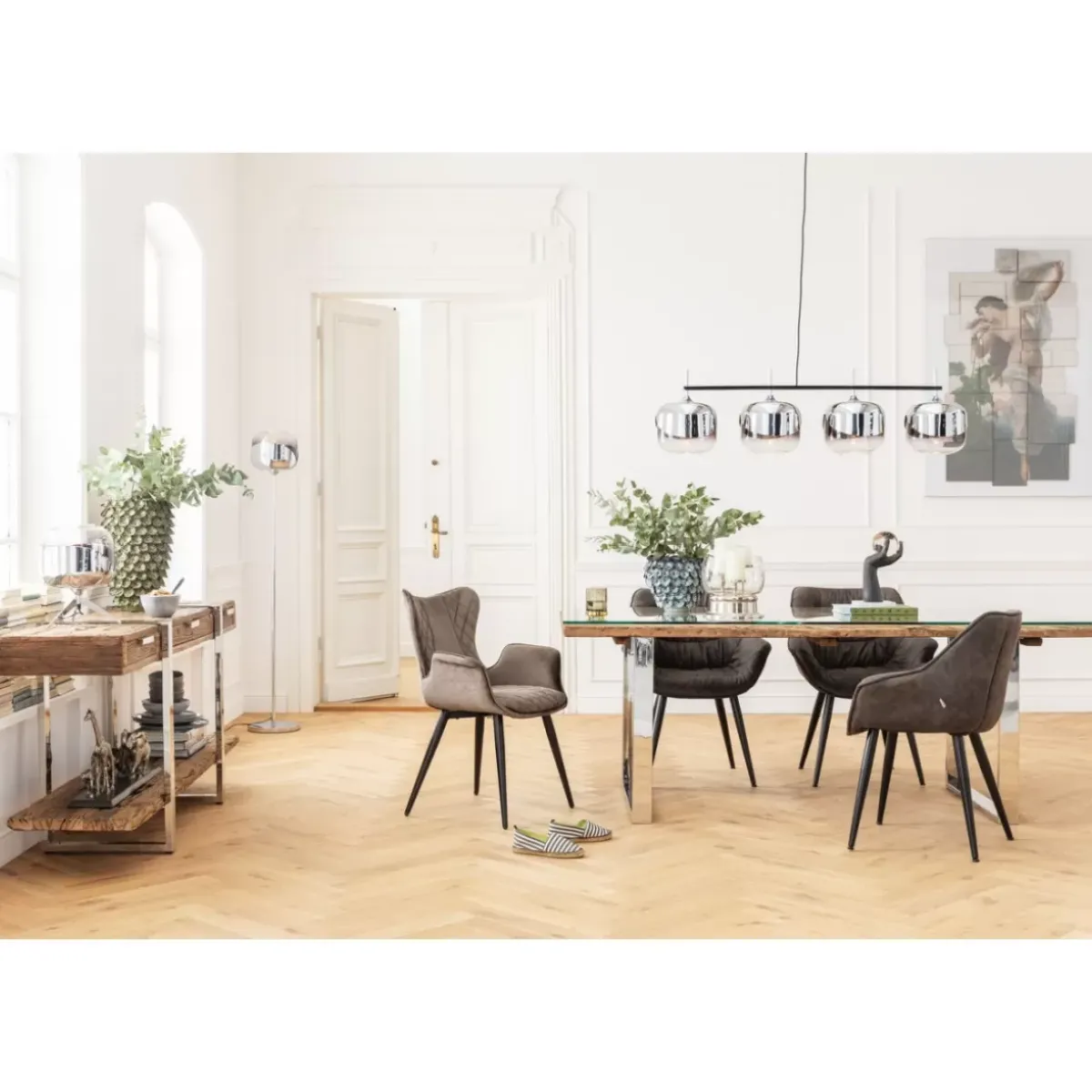 KARE Design Armlehnstuhl Dream Braun- Stühle