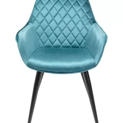 KARE Design Armlehnstuhl Harry Blau- Stühle