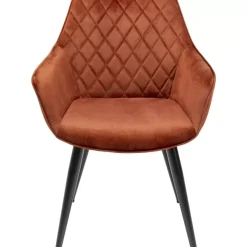 KARE Design Armlehnstuhl Harry Rostrot- Stühle