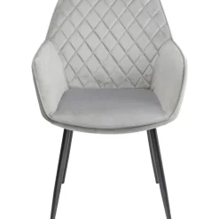 KARE Design Armlehnstuhl Kayla Grau- Stühle