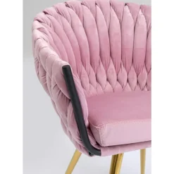 KARE Design Armlehnstuhl Knot Rose- Stühle