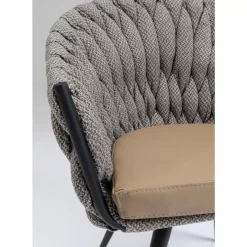 KARE Design Armlehnstuhl Knot Tweed- Stühle