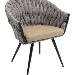 KARE Design Armlehnstuhl Knot Tweed- Stühle