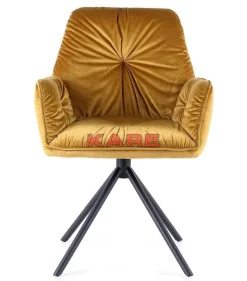 KARE Design Armlehnstuhl Mila Gelb- Stühle