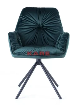 KARE Design Armlehnstuhl Mila Grun- Stühle