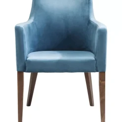 KARE Design Armlehnstuhl Mode Velvet Petrol- Stühle