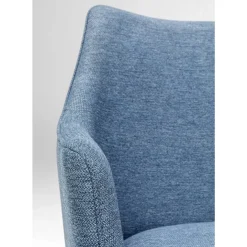 KARE Design Armlehnstuhl Modino Blau- Stühle