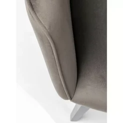 KARE Design Armlehnstuhl Modino Velvet Grau- Stühle