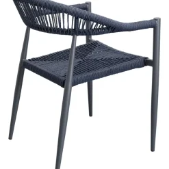 KARE Design Armlehnstuhl Palma Petrol- Outdoormöbel