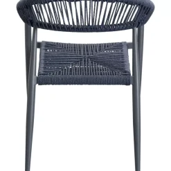 KARE Design Armlehnstuhl Palma Petrol- Outdoormöbel