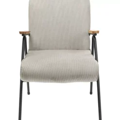 KARE Design Armlehnstuhl Ryan Grau- Sessel