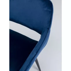 KARE Design Armlehnstuhl San Francisco Blau- Stühle