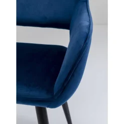 KARE Design Armlehnstuhl San Francisco Blau- Stühle