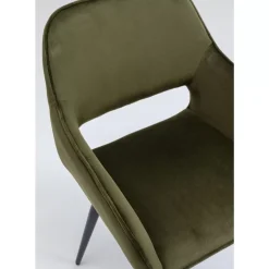 KARE Design Armlehnstuhl San Francisco Dunkelgrun- Stühle