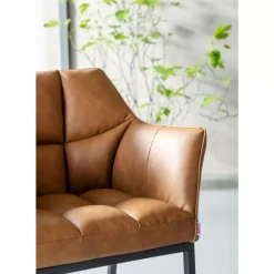 KARE Design Armlehnstuhl Thinktank Braun- Stühle