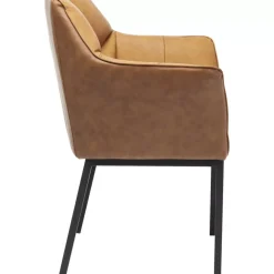 KARE Design Armlehnstuhl Thinktank Braun- Stühle