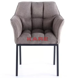 KARE Design Armlehnstuhl Thinktank Hellbraun- Stühle