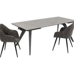 KARE Design Ausziehtisch Amsterdam Dunkel 200(45+45)X100Cm- Tische