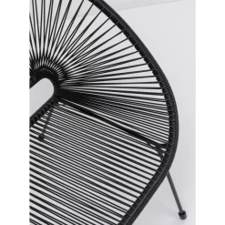 KARE Design Bank Acapulco Schwarz- Outdoormöbel