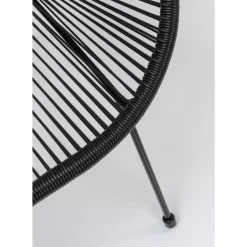 KARE Design Bank Acapulco Schwarz- Outdoormöbel