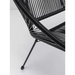 KARE Design Bank Acapulco Schwarz- Outdoormöbel
