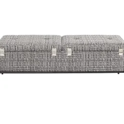 KARE Design Bank Buttons Storage B&W Gros- Sitzbänke