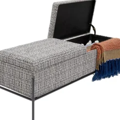 KARE Design Bank Buttons Storage B&W Gros- Sitzbänke