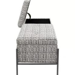 KARE Design Bank Buttons Storage B&W Gros- Sitzbänke
