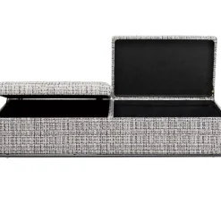 KARE Design Bank Buttons Storage B&W Gros- Sitzbänke