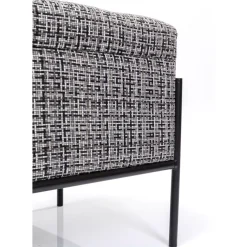 KARE Design Bank Buttons Storage B&W Klein- Sitzbänke