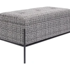 KARE Design Bank Buttons Storage B&W Klein- Sitzbänke