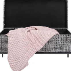 KARE Design Bank Buttons Storage B&W Klein- Sitzbänke