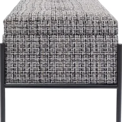 KARE Design Bank Buttons Storage B&W Klein- Sitzbänke