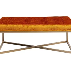 KARE Design Bank Crossover Croco Diva Bronze 90X40- Sitzbänke