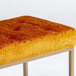 KARE Design Bank Crossover Croco Diva Bronze 90X40- Sitzbänke