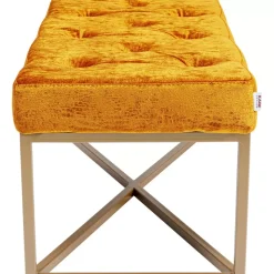 KARE Design Bank Crossover Croco Diva Bronze 90X40- Sitzbänke