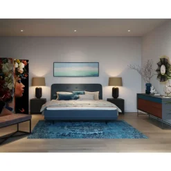 KARE Design Bank Crossover Grau Schwarz 90X40Cm- Sitzbänke