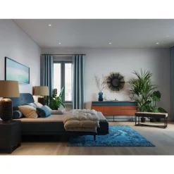 KARE Design Bank Crossover Grau Schwarz 90X40Cm- Sitzbänke