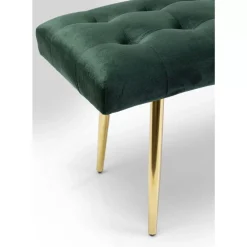 KARE Design Bank Dallas Velvet Grun 110Cm- Sitzbänke
