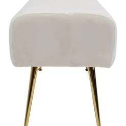 KARE Design Bank Deria Velvet Creme 110Cm- Sitzbänke