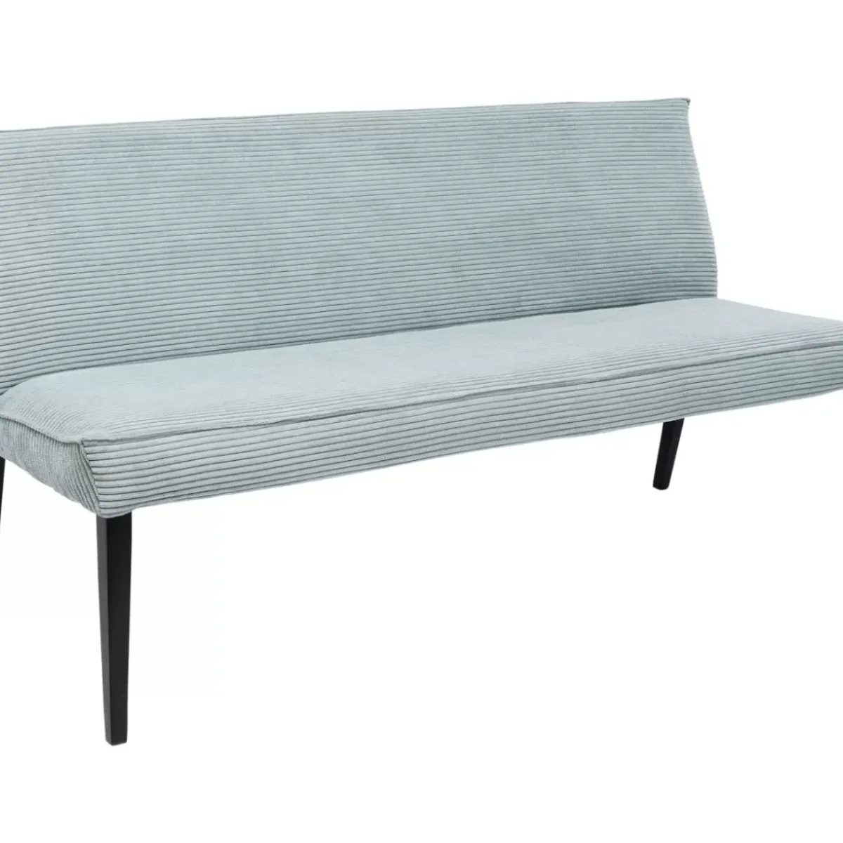 KARE Design Bank Ledro Cord Blau 165Cm- Sitzbänke